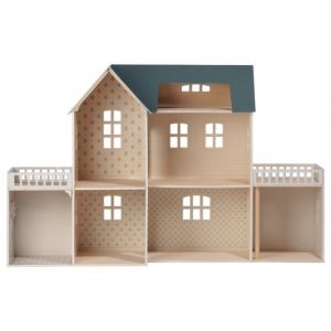CASA DELLE BAMBOLE CON PARETI DECORATE