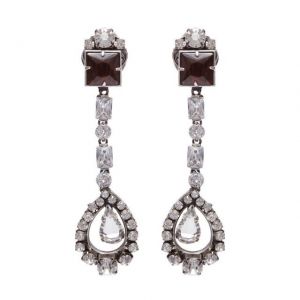 ORECCHINI PENDENTI CON PIETRE E STRASS
