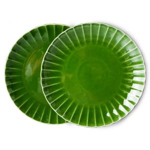 PIATTI IN CERAMICA THE EMERALDS set da 2