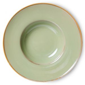 PIATTO IN CERAMICA CHEF PASTA PLATE MOSS GREEN