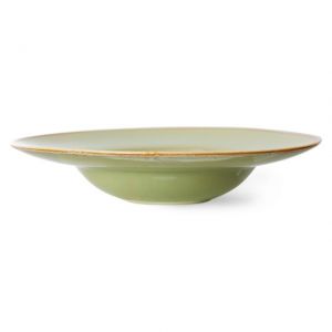 PIATTO IN CERAMICA CHEF PASTA PLATE MOSS GREEN