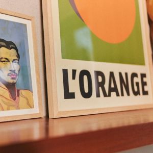 OPERA D'ARTE INCORNICIATA L'ORANGE