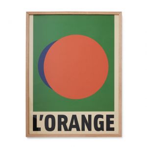 OPERA D'ARTE INCORNICIATA L'ORANGE