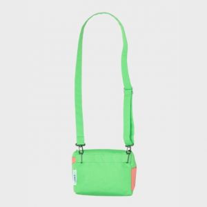 THE NEW BUM BAG Greenscreen & Coral SMALL