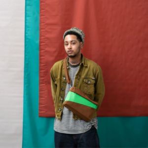 THE NEW BUM BAG Hazel & Greenscreen MEDIUM