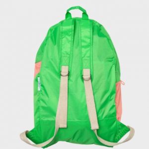 ZAINO PIEGHEVOLE Greenscreen & Coral LARGE