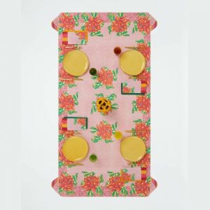 TELO COTONE 140 x 240 cm Camelia Magenta pink