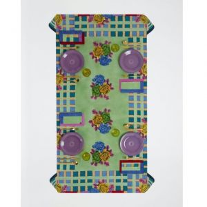TELO COTONE 220 x 220 cm Ankara Aqua