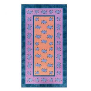 TELO COTONE 180 x 350 cm Oleander Lilac Peach