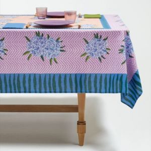 TELO COTONE 180 x 350 cm Oleander Lilac Peach