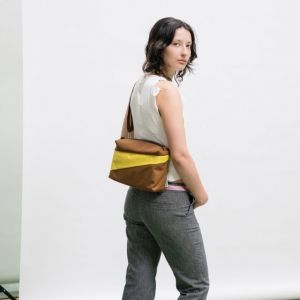 The new bum bag hazel & TV yellow MEDIUM