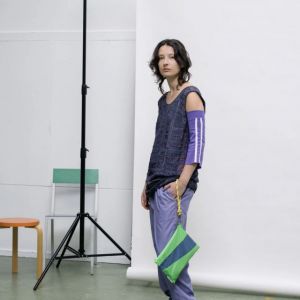 The new keychain kumihimo treble & fluo yellow