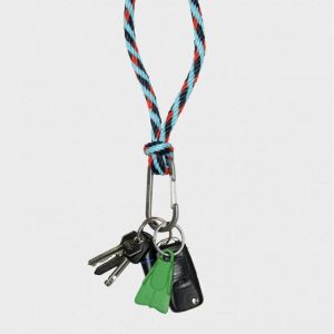 The new keychain kumihimo water & red alert