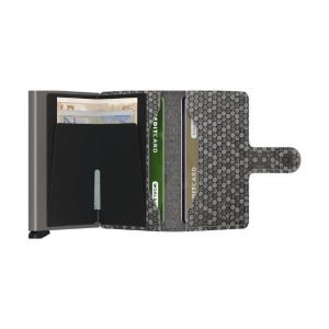 Miniwallet hexagon grey