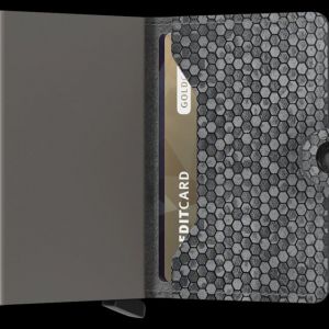 Miniwallet hexagon grey