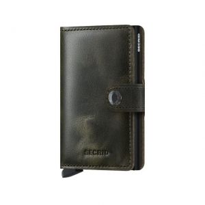 Miniwallet vintage olive-black