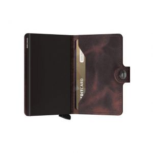 Miniwallet vintage chocolate