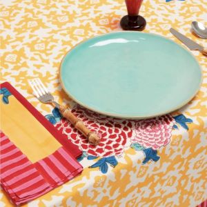 Telo Cotone 220x220cm Arabesqua Corolla Gold Natural