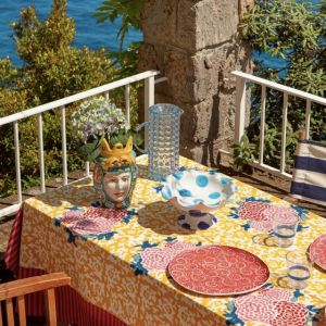 Telo Cotone 220x220cm Arabesqua Corolla Gold Natural