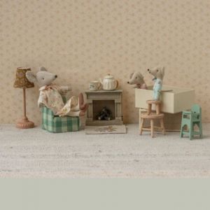 TOPI GEMELLI MAILEG – INSIEME NELLA LORO SCATOLA DI FIAMMIFERI