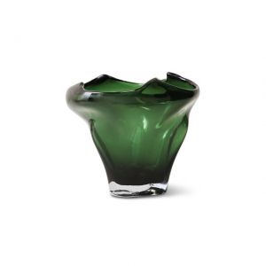 VASO SCULTOREO FOLDED – SMERALDO