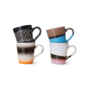 TAZZINE DA CAFFÈ IN CERAMICA Set di 4