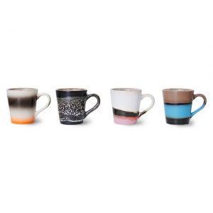 TAZZINE DA CAFFÈ IN CERAMICA Set di 4