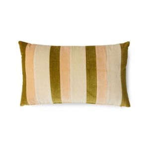CUSCINO IN VELLUTO A RIGHE 60×35 cm