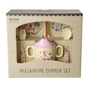 SET PAPPA PER BEBÈ-ROSA-FUN FAIR