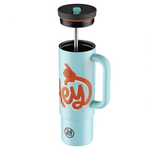 Straw Cup 800 Hey! Blue