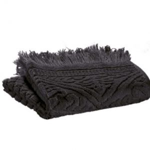 ASCIUGAMANO ZOE COLORE  CARBONE 30 x 50 cm