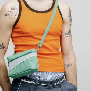 The New Bum Bag Holly Green & Surf Spray Small