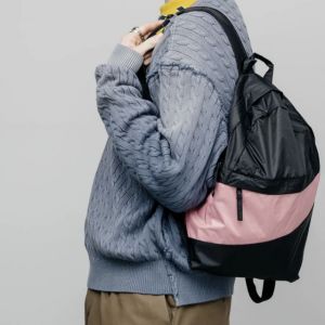 Black & Pink Panther MEDIUM The New Foldable Backpack