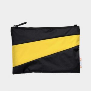 Black & Sunflower MEDIUM The New Pouch