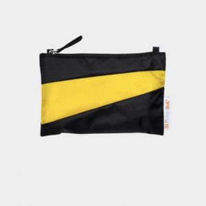 Black & Sunflower SMALL The New Pouch