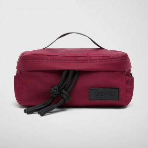 BEAUTY BAG NYLON MELANZANA