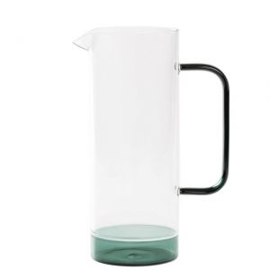 FILO BIANCO CARAFFA TRASPARENTE/VERDE LAGO