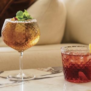 VENEZIANO MIXOLOGY TUMBLER XL TRASPARENTE, set 4 pezzi