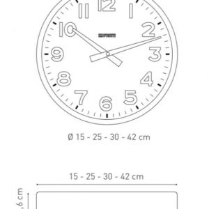 OROLOGIO CLASSICO- 25 Bianco opaco