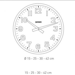 OROLOGIO CLASSICO- 42 Bianco opaco