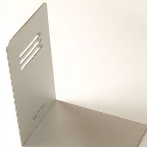 FERMALIBRO- box 2 pezzi bianco opaco