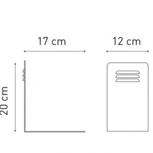 FERMALIBRO- box 2 pezzi bianco opaco