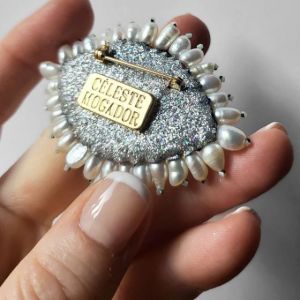 SPILLA OCCHIO BAROCCO BIANCO