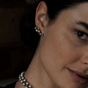 ORECCHINI SETA- perle