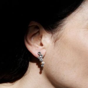 ORECCHINI ORGANZA- cristallo