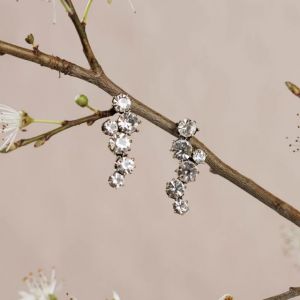 ORECCHINI ORGANZA- cristallo