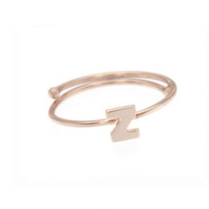 ANELLO REGOLABILE CON LETTERA Z