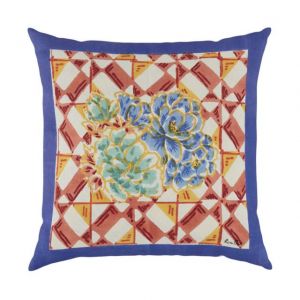 Federa in cotone 45x45 Positano Red Tiles