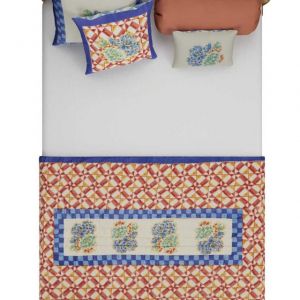 Federa in cotone 45x45 Positano Red Tiles