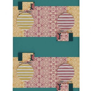 RUNNER 150x50 dam dam lilac gold